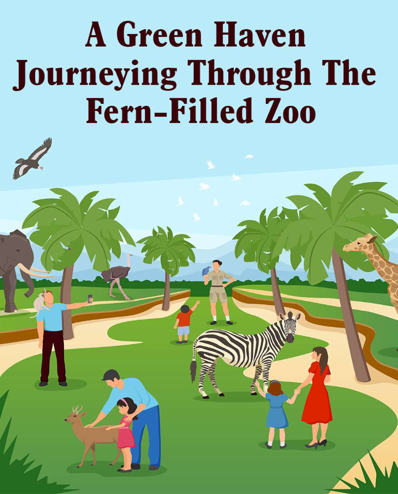 A Green Haven Journeying Through The Fern-Filled Zoo