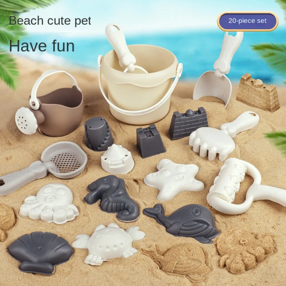 1 Set Portable Beach Sand Play Toys Cartoon Lightweight Beach Play Toys Funny Morandi color Beach Bucket Toys Children 1 Set Portable Beach Sand Play Toys Cartoon Lightweight Beach Play Toys Funny Morandi color Beach Bucket Toys Children