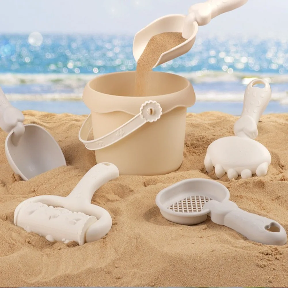 1 Set Portable Beach Sand Play Toys Cartoon Lightweight Beach Play Toys Funny Morandi color Beach Bucket Toys Children 1 Set Portable Beach Sand Play Toys Cartoon Lightweight Beach Play Toys Funny Morandi color Beach Bucket Toys Children