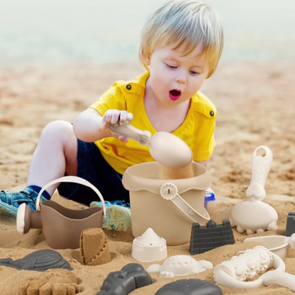 1 Set Portable Beach Sand Play Toys Cartoon Lightweight Beach Play Toys Funny Morandi color Beach Bucket Toys Children 1 Set Portable Beach Sand Play Toys Cartoon Lightweight Beach Play Toys Funny Morandi color Beach Bucket Toys Children
