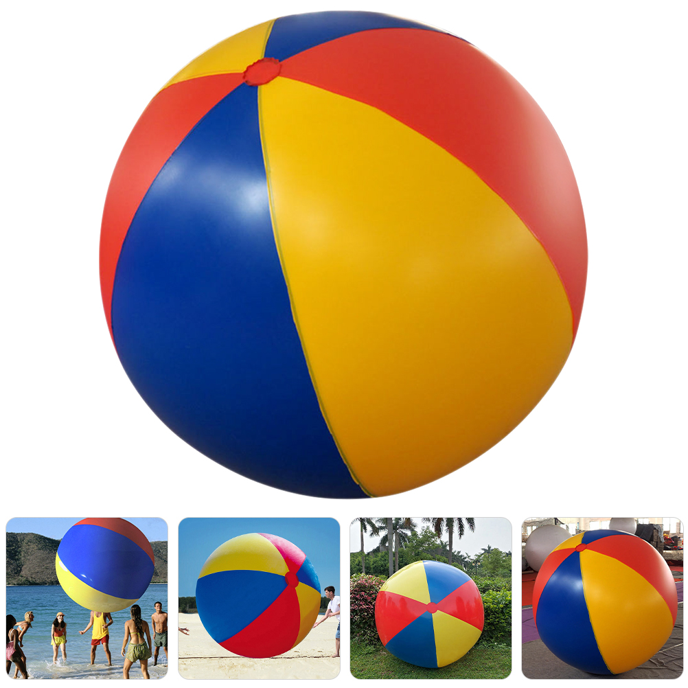 Large Pvc Inflatable Beach Ball Lightweight Design Sports Toys Baby Teenagers Beach Balls Water Game Balls Playground