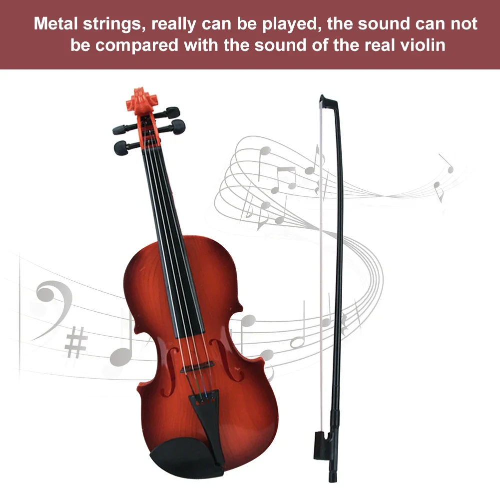 Acoustic Violin Toy Musical Instrument Practice Children Educational Toy Kids Children Violin Beginners Gifts