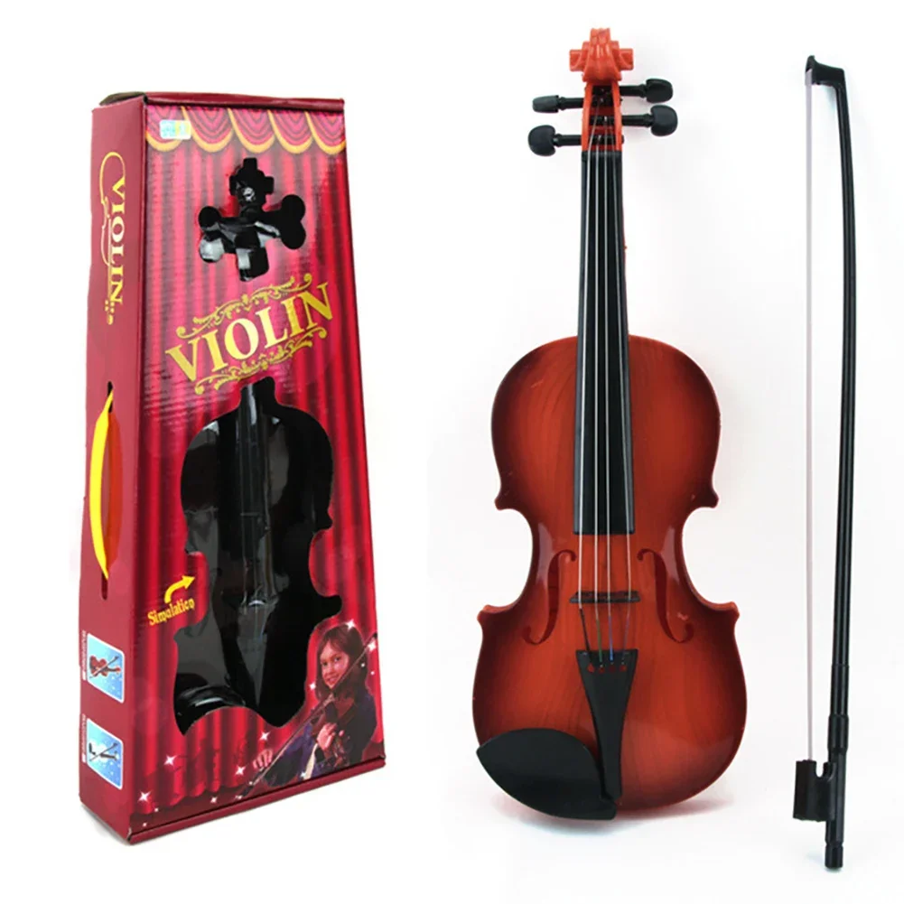 Acoustic Violin Toy Musical Instrument Practice Children Educational Toy Kids Children Violin Beginners Gifts