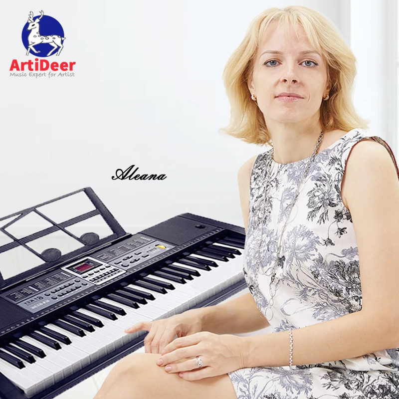 Professional children 61 Keys  Piano Musical Keyboard Synthesizer Digital Music Electronic Instrument Real Organ