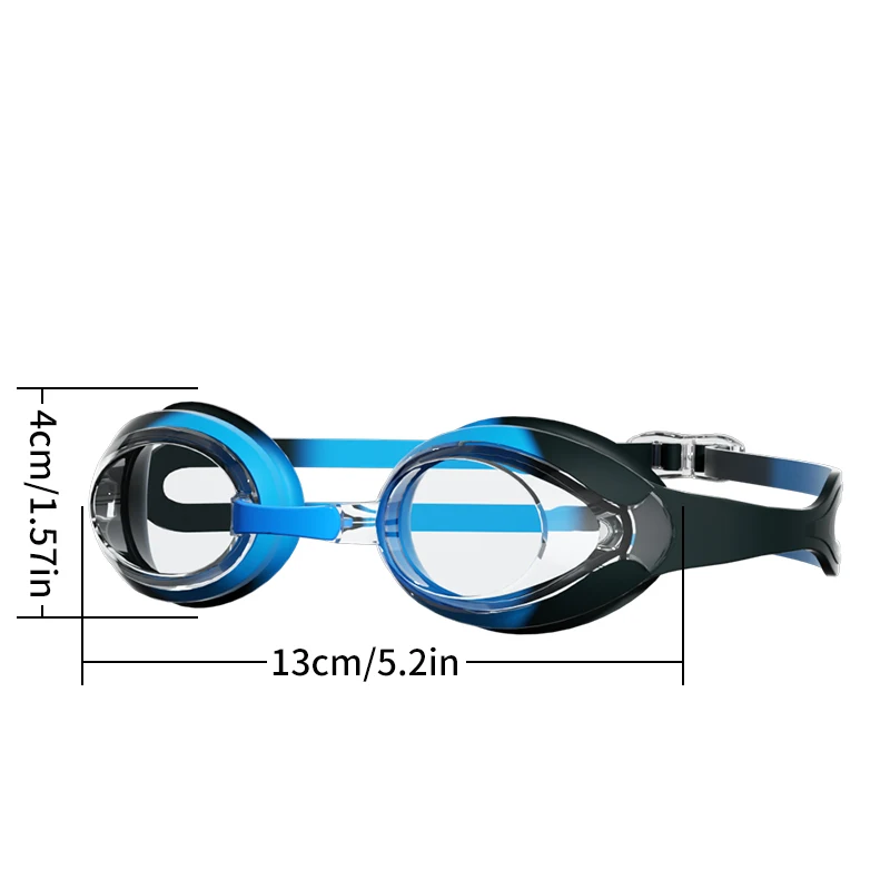 Kids Swimming Goggles Anti-fog Waterproof HD View Children Swim Goggles for Boys and Girls Electroplate and Clear Lens to Choose