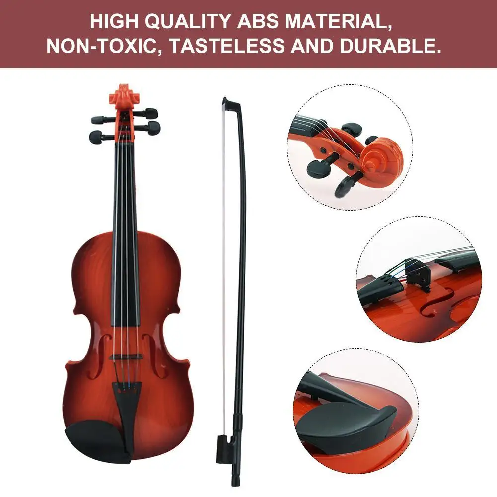 Acoustic Violin Toy Adjustable String Simulation Musical Instrument Kid Gifts Acoustic Violin Toy Adjustable String Simulation Musical Instrument Kid Gifts