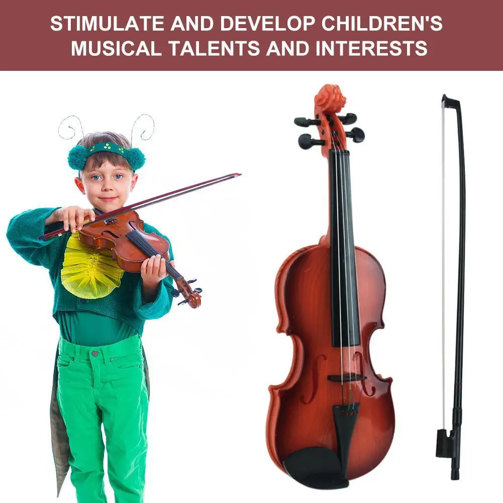 Acoustic Violin Toy Adjustable String Simulation Musical Instrument Kid Gifts Acoustic Violin Toy Adjustable String Simulation Musical Instrument Kid Gifts