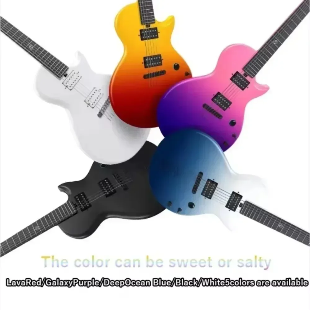 ENYA Nova Go Sonic Carbon Fiber Electric Guitar with Bag for Beginner Adults