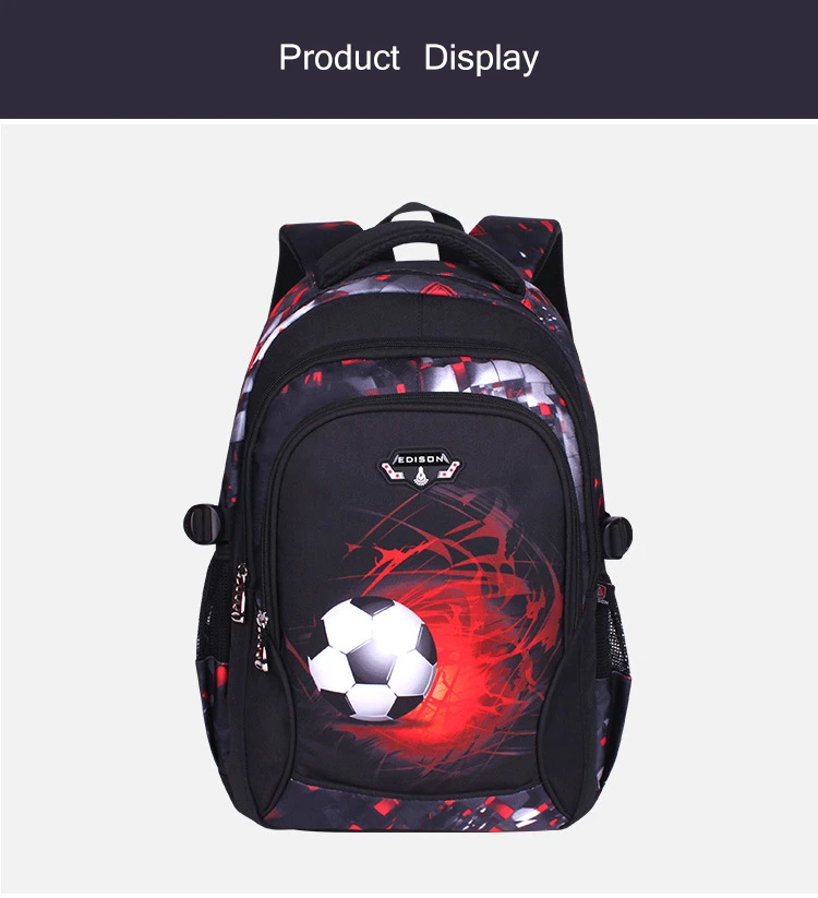Printing Football Schoolbag Child Anime Backpack Travel Bag Soccers School Bags for Boys Teenage Mochila Escolar Infantil Menino Printing Football Schoolbag Child Anime Backpack Travel Bag Soccers School Bags for Boys Teenage Mochila Escolar Infantil Menino