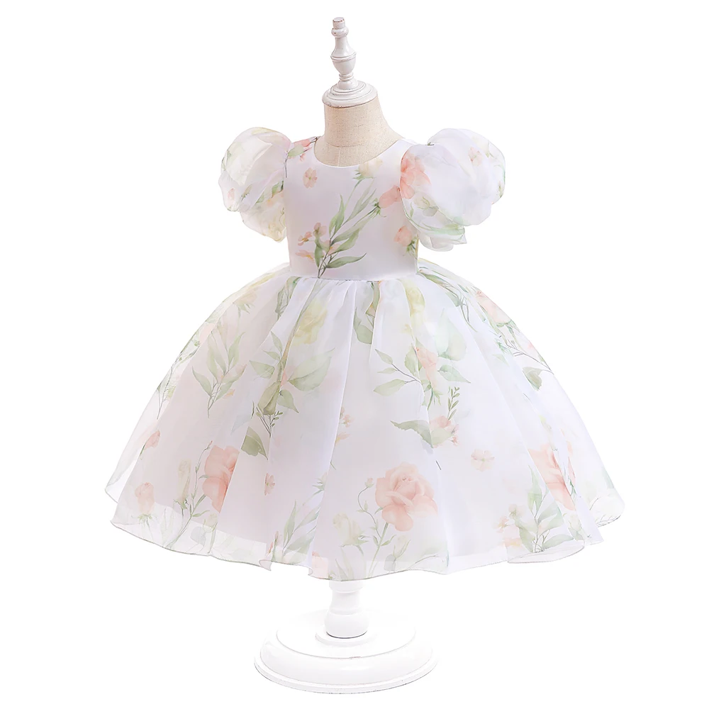 Child Evening Flower Pageant Vestidos Girls Princess Dress Lace Tulle Wedding Party Formal Bridesmaid Tutu Fluffy Prom Gown Child Evening Flower Pageant Vestidos Girls Princess Dress Lace Tulle Wedding Party Formal Bridesmaid Tutu Fluffy Prom Gown