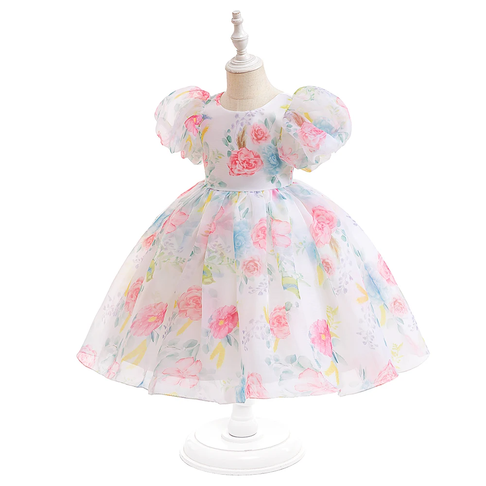 Child Evening Flower Pageant Vestidos Girls Princess Dress Lace Tulle Wedding Party Formal Bridesmaid Tutu Fluffy Prom Gown Child Evening Flower Pageant Vestidos Girls Princess Dress Lace Tulle Wedding Party Formal Bridesmaid Tutu Fluffy Prom Gown