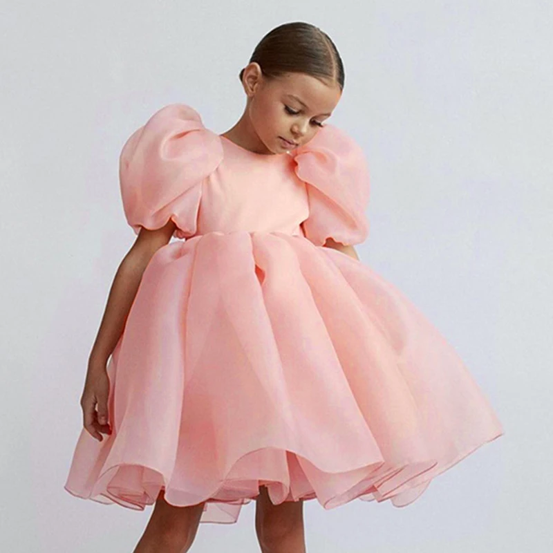 Child Evening Flower Pageant Vestidos Girls Princess Dress Lace Tulle Wedding Party Formal Bridesmaid Tutu Fluffy Prom Gown Child Evening Flower Pageant Vestidos Girls Princess Dress Lace Tulle Wedding Party Formal Bridesmaid Tutu Fluffy Prom Gown