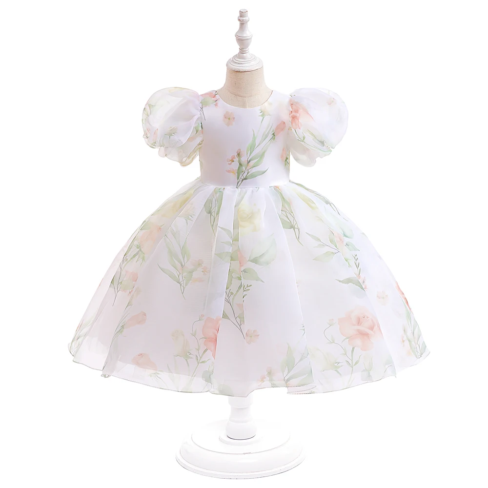 Child Evening Flower Pageant Vestidos Girls Princess Dress Lace Tulle Wedding Party Formal Bridesmaid Tutu Fluffy Prom Gown Child Evening Flower Pageant Vestidos Girls Princess Dress Lace Tulle Wedding Party Formal Bridesmaid Tutu Fluffy Prom Gown