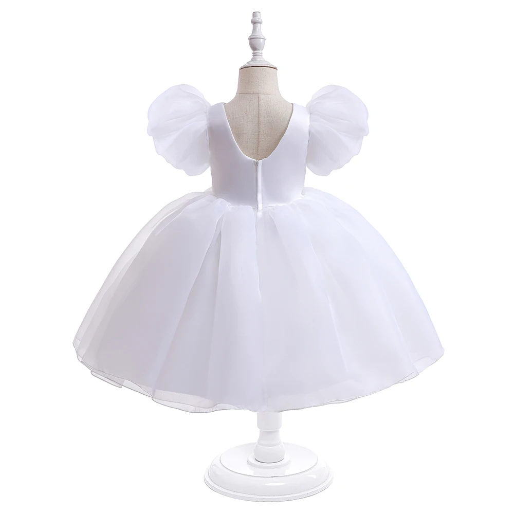 Child Evening Flower Pageant Vestidos Girls Princess Dress Lace Tulle Wedding Party Formal Bridesmaid Tutu Fluffy Prom Gown Child Evening Flower Pageant Vestidos Girls Princess Dress Lace Tulle Wedding Party Formal Bridesmaid Tutu Fluffy Prom Gown