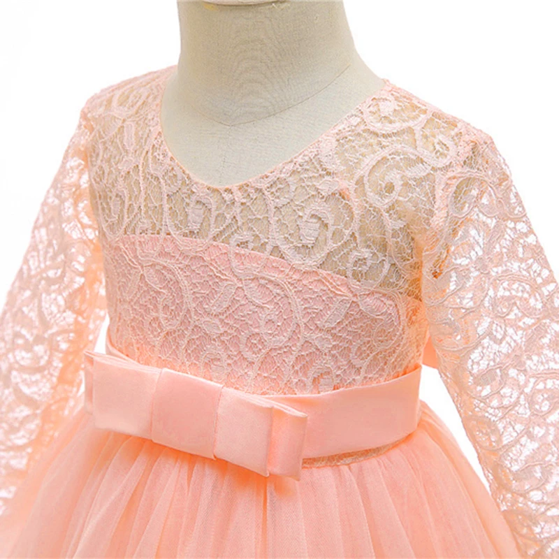 Long Formal Bridesmaid Teens Girls Dress Lace Children Costume Princess Party Flower Kids Clothes Wedding Evening 10 12 Vestidos Long Formal Bridesmaid Teens Girls Dress Lace Children Costume Princess Party Flower Kids Clothes Wedding Evening 10 12 Vestidos
