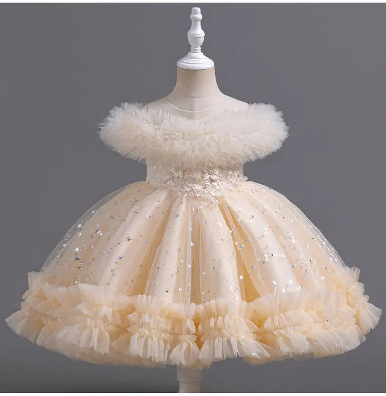 Fashion Princess Dress for Girls Sleeveless Lace Kids Girl Party Dress Summer Children Girls Evening Gown 3-12 Years