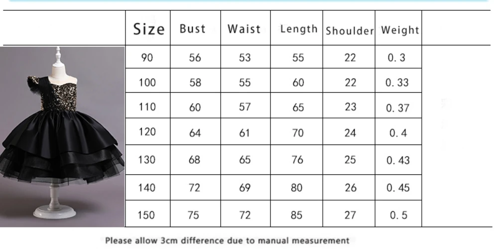 Black Girl Sequins Lace Party Dresses 1-10 Yrs Kids Bow Birthday Baby Clothe Formal Christmas Costume Red New Year Dress Vestido