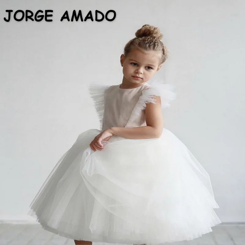 Girls Party Dresses Kids Birthday Dress Sleeveless Cake Princess Dress Children Clothes E0702