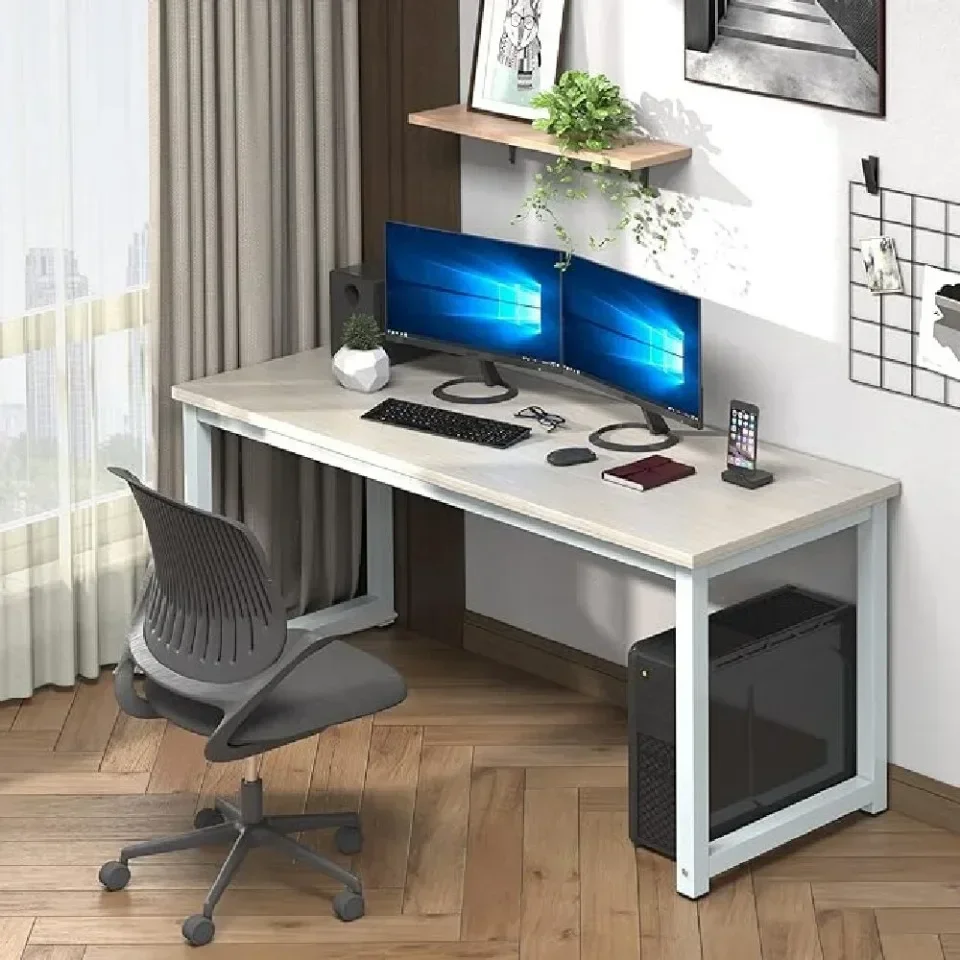 Computer Desk with Drawers Particle Board Office Drawers Desks Long Tables Bedroom Dresser Simple Save Space Study Writing Table