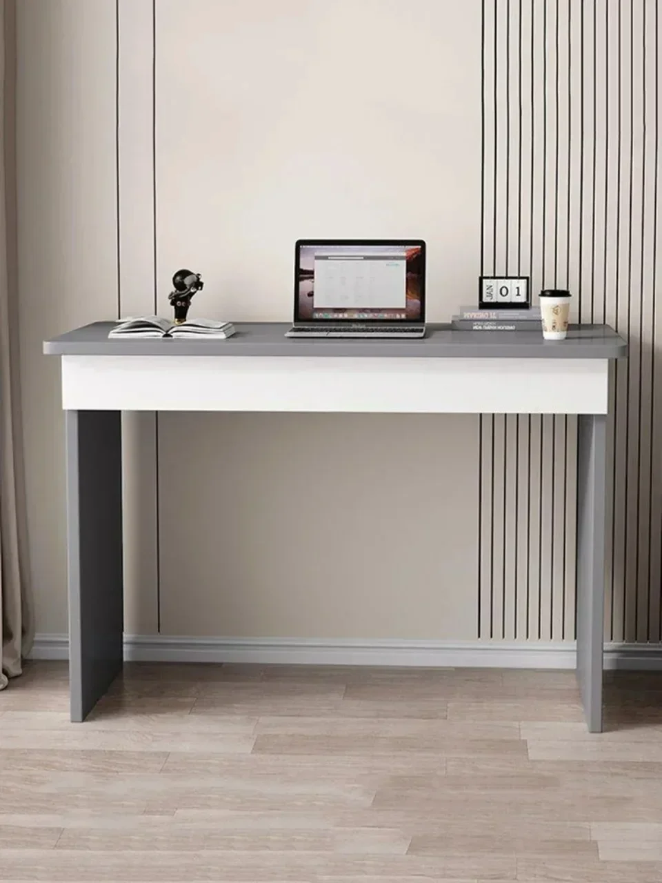 Computer Desk with Drawers Particle Board Office Drawers Desks Long Tables Bedroom Dresser Simple Save Space Study Writing Table