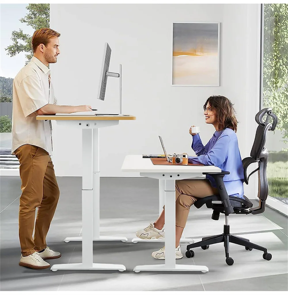 Hot Sell Height-adjustable Desk Standing Desk Motion Desk Smart Computer Desk Study Desk Learning Game Office 120x60cm 140x70cm