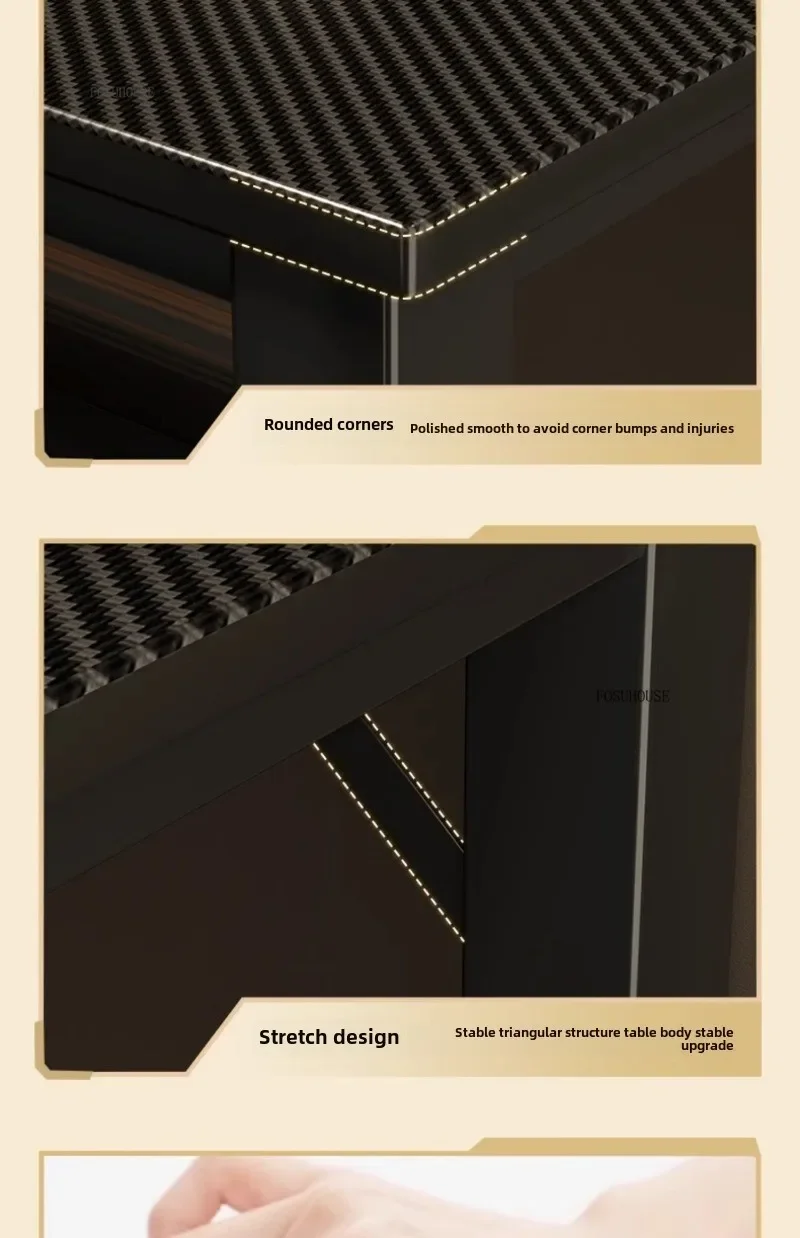Luxury Desktop Computer Desks Home Student Study Table Bookshelf Integrated Computer Table Bedroom Writing Workbench Furniture Z