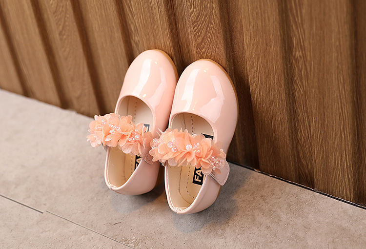 New Spring Girls Shoes Princess Ballet Flats Dance Party Wedding Shoes Rhinestone Children Shoes for 3-12 Years Old Kids