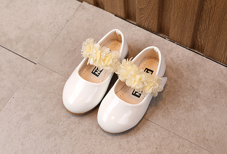 New Spring Girls Shoes Princess Ballet Flats Dance Party Wedding Shoes Rhinestone Children Shoes for 3-12 Years Old Kids