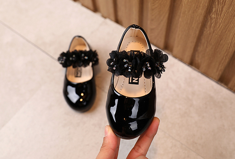 New Spring Girls Shoes Princess Ballet Flats Dance Party Wedding Shoes Rhinestone Children Shoes for 3-12 Years Old Kids