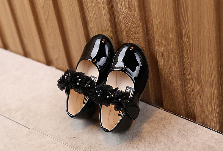 New Spring Girls Shoes Princess Ballet Flats Dance Party Wedding Shoes Rhinestone Children Shoes for 3-12 Years Old Kids