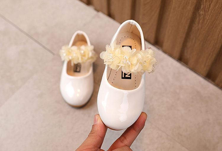 New Spring Girls Shoes Princess Ballet Flats Dance Party Wedding Shoes Rhinestone Children Shoes for 3-12 Years Old Kids