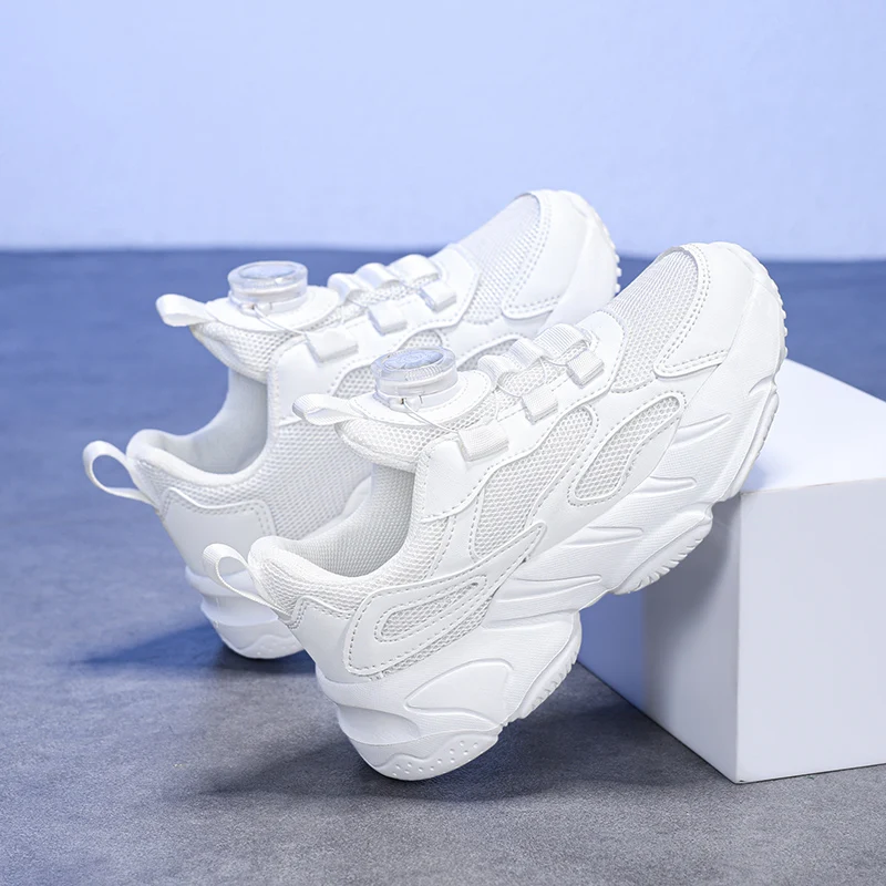 White Girls Sneaker Children Shoes New Spring Summer Platform Casual Sneaker Running Sports Tennis Kids Shoes for Girl
