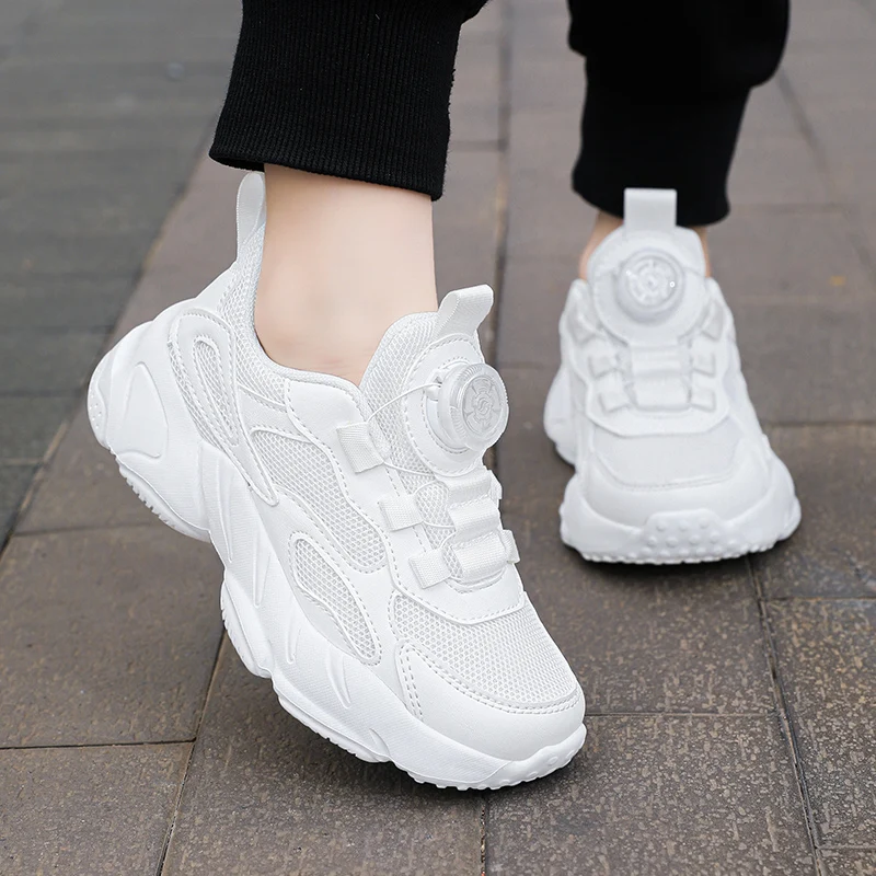 White Girls Sneaker Children Shoes New Spring Summer Platform Casual Sneaker Running Sports Tennis Kids Shoes for Girl