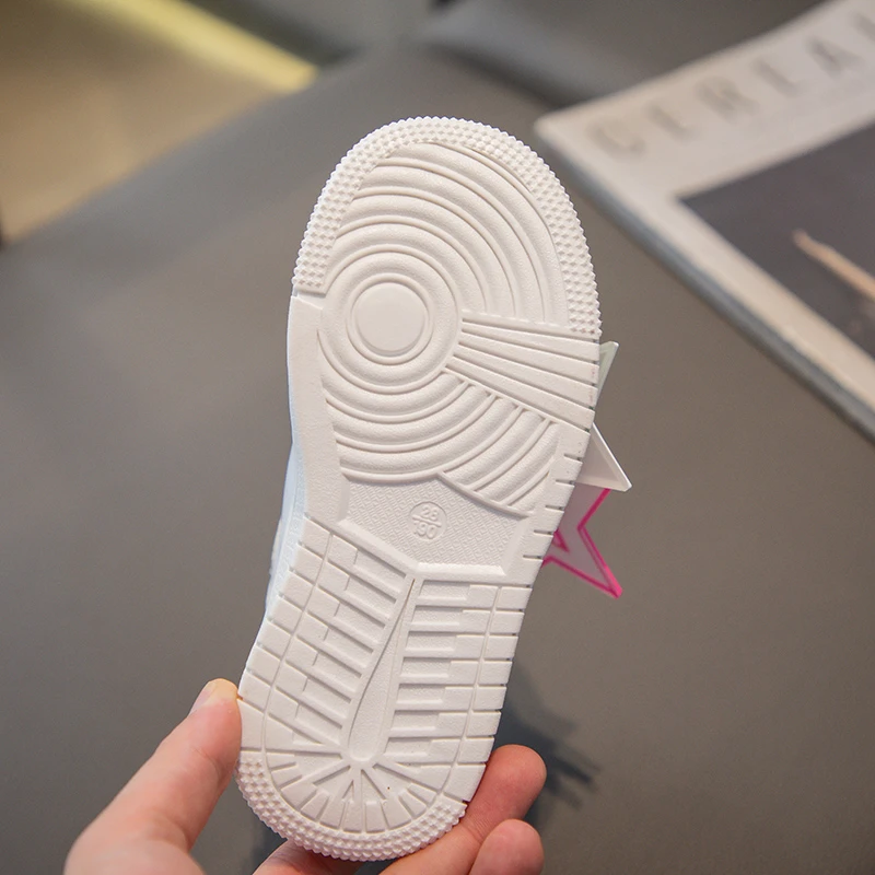 Girls Sneakers Children's Casual Sneaker Fashion Candy Color Kids Sports Shoes for Girl High Top Tennis Skate Shoes Toddlers
