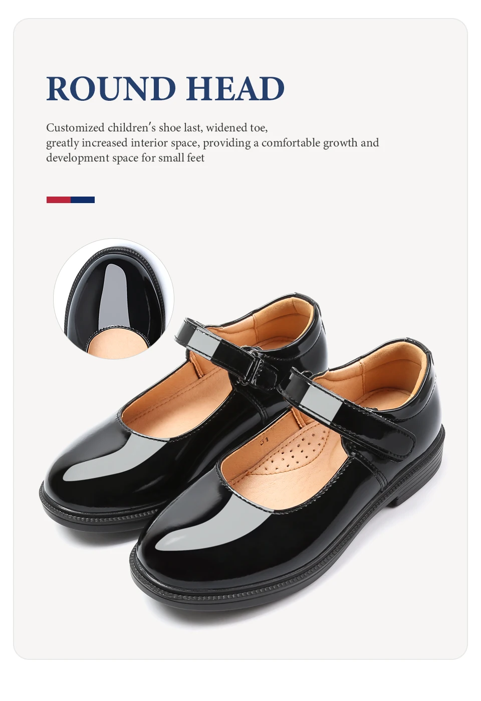 Performance Shoes Princess Girl Shoe British Style Mary Jane Student Black Soft Bottom Child Barefoot Women's Leather Shoes Kids