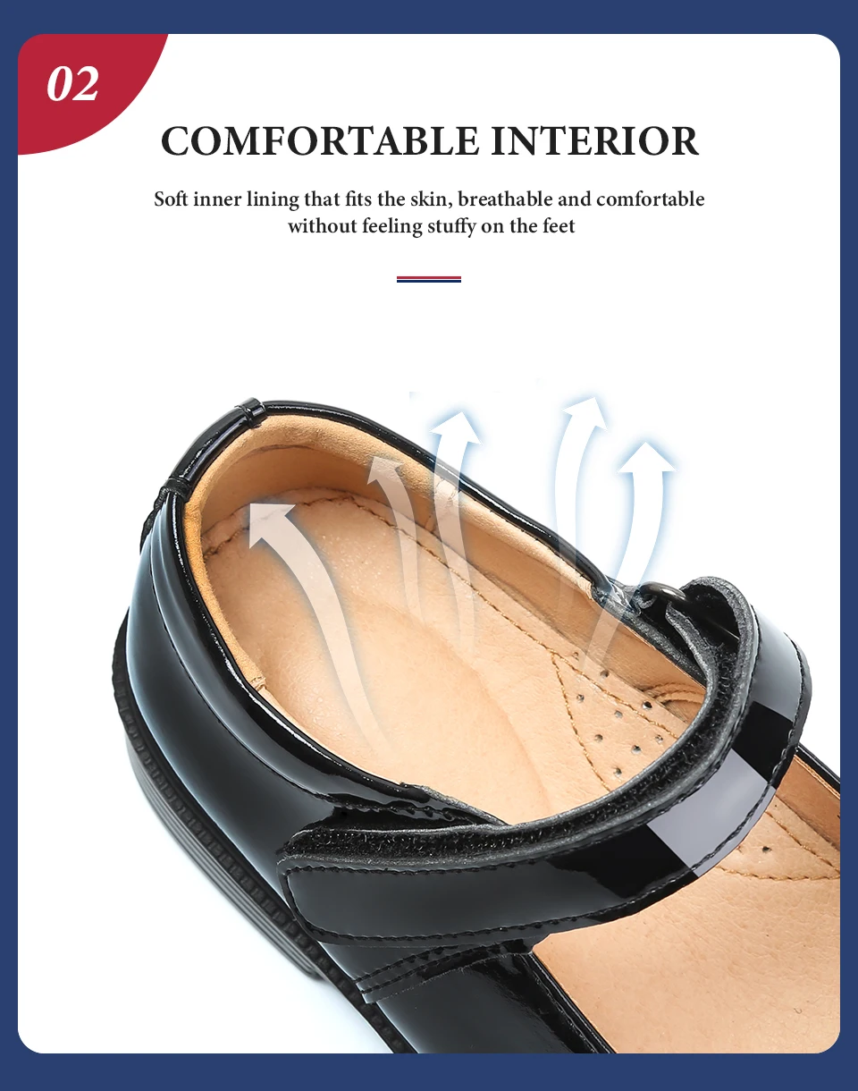 Performance Shoes Princess Girl Shoe British Style Mary Jane Student Black Soft Bottom Child Barefoot Women's Leather Shoes Kids