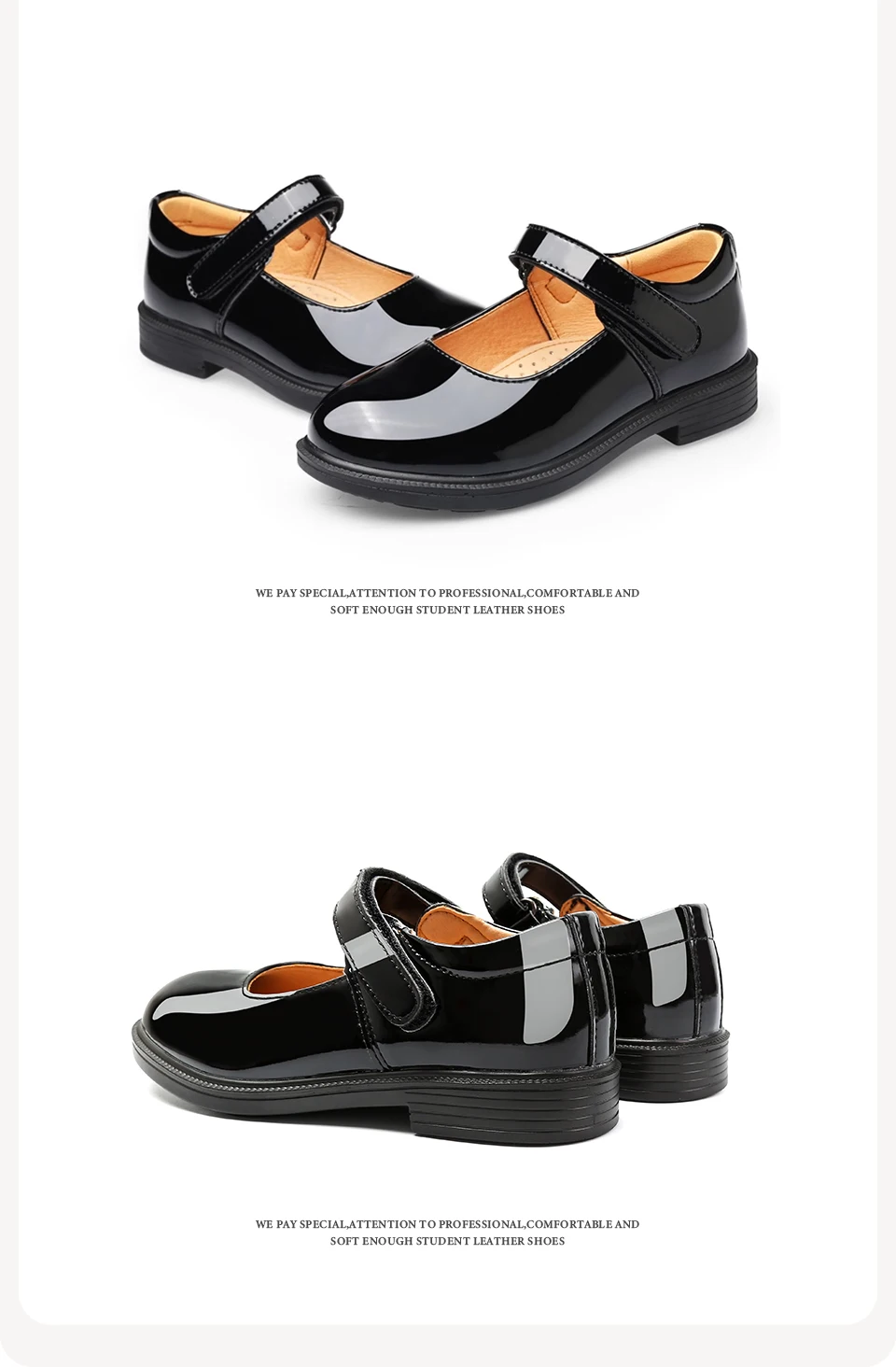 Performance Shoes Princess Girl Shoe British Style Mary Jane Student Black Soft Bottom Child Barefoot Women's Leather Shoes Kids