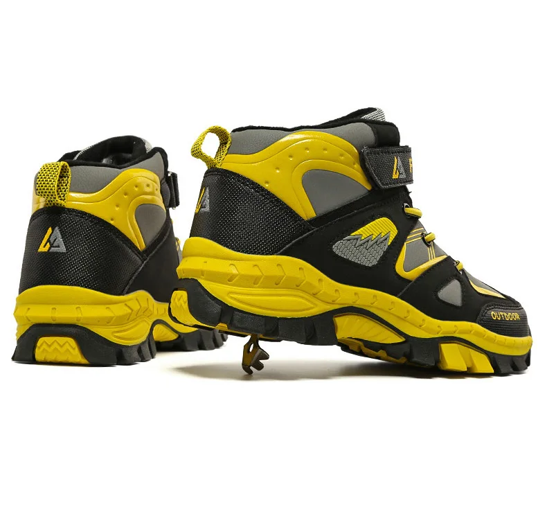 Boys Casual Shoes Winter Warm Children Sneakers High-top Anti-Slip Kids Trainers Waterproof Sport Footwear Fashion Autumn Rubber