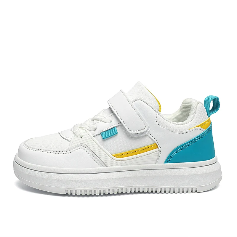Kids Sneakers Boys Luxury Shoes Leather White Casual Flat Sneakers Autumn Fashion Running Sports Shoes for Boys