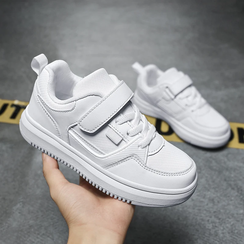 Kids Sneakers Boys Luxury Shoes Leather White Casual Flat Sneakers Autumn Fashion Running Sports Shoes for Boys