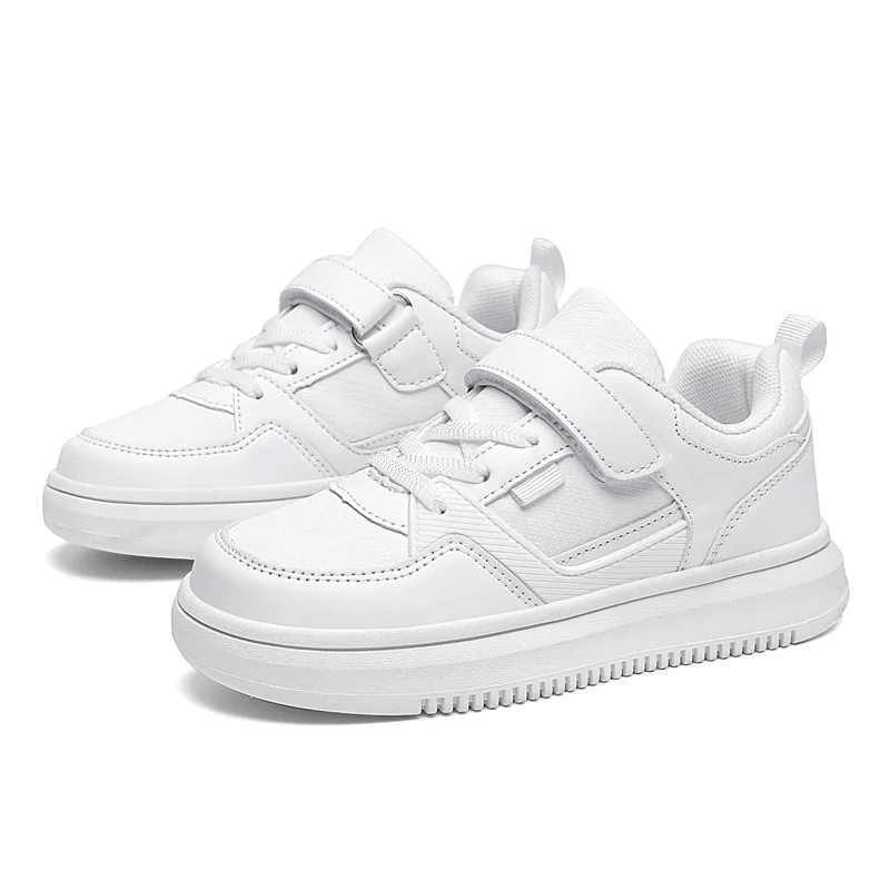 Kids Sneakers Boys Luxury Shoes Leather White Casual Flat Sneakers Autumn Fashion Running Sports Shoes for Boys