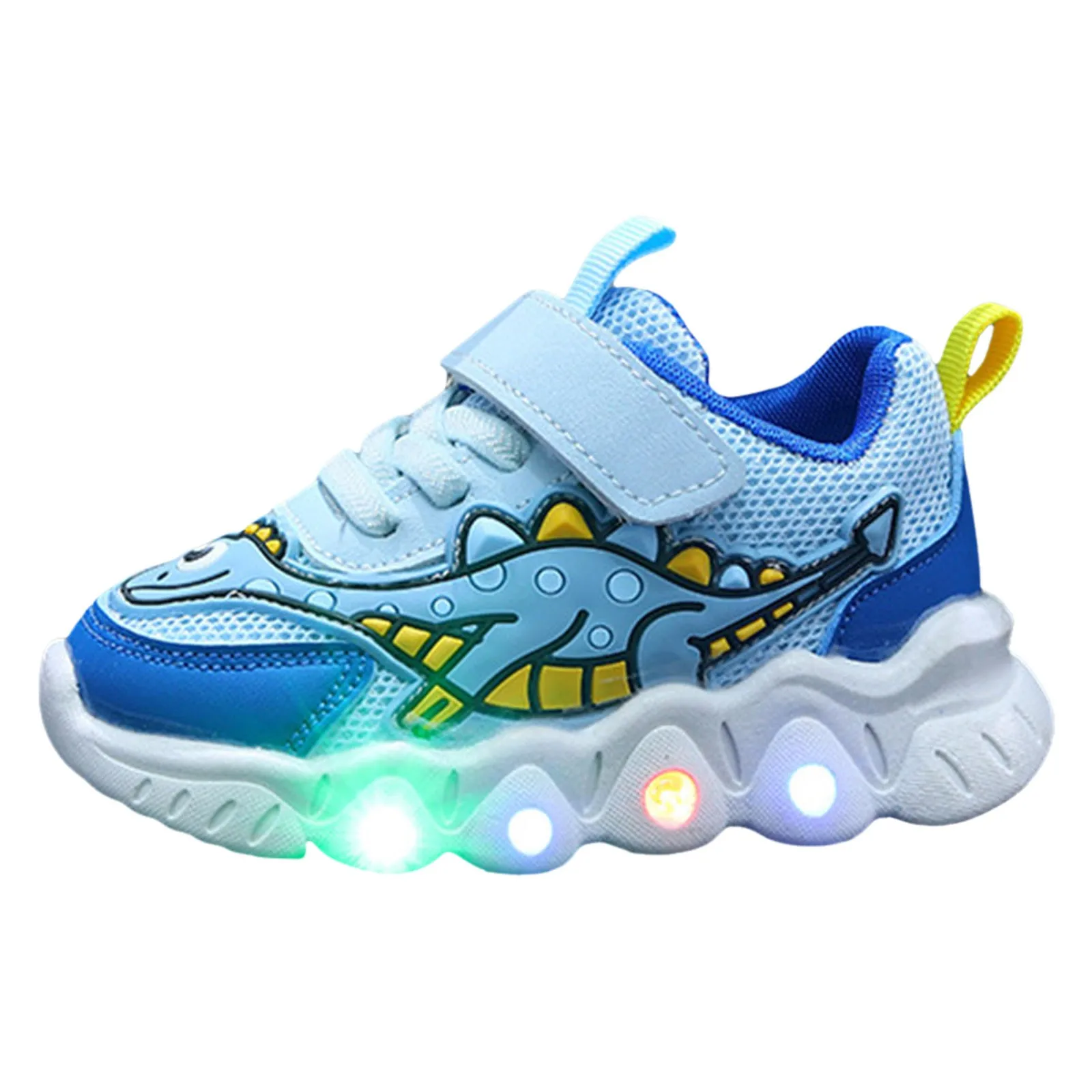 New Cartoon Boys Dinosaur Sports Shoes Girls Mesh Breathable Shoes Small And Medium Sized Children Casual Toddler Girl Shoes