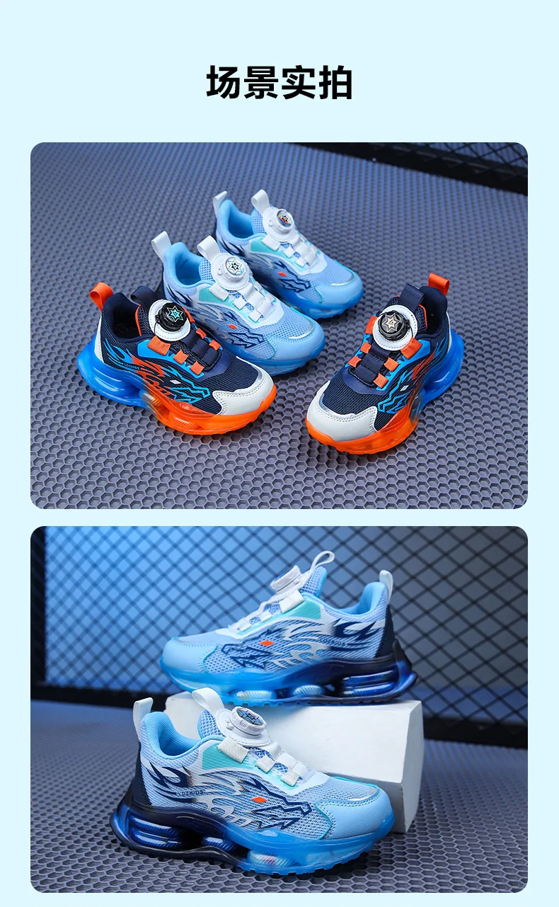 Luxury Children Shoes Boys Sneaker Summer Mesh Platform Casual Sports School Tennis Kids Boy Shoes Sneaker 4 To 12 Years