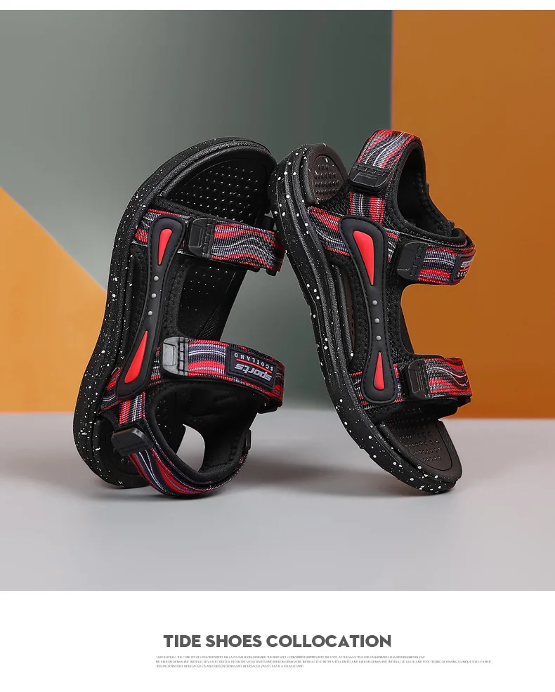 Summer Kids Sandals Breathable Boys Sandals Soft Comfortable Children's Shoes Outdoor Beach Kids Lightweight Sandal Summer Kids Sandals Breathable Boys Sandals Soft Comfortable Children's Shoes Outdoor Beach Kids Lightweight Sandal