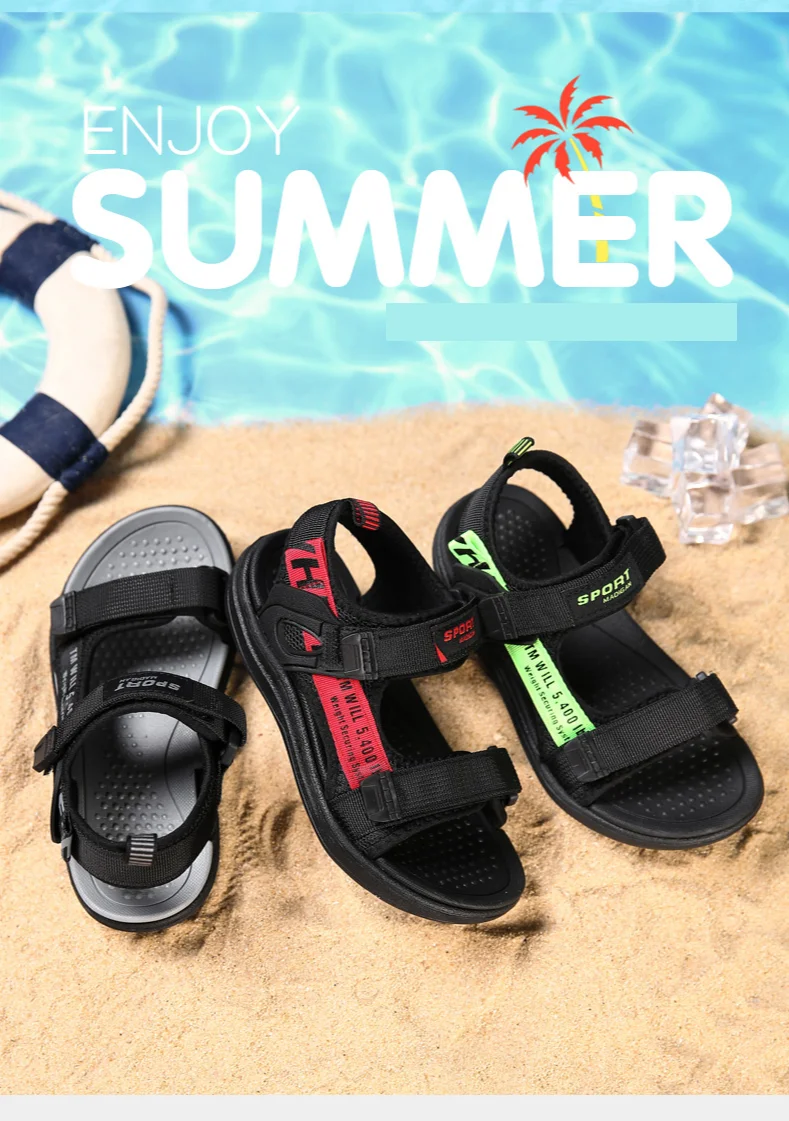 Summer Kids Sandals Breathable Boys Sandals Soft Comfortable Children's Shoes Outdoor Beach Kids Lightweight Sandal Summer Kids Sandals Breathable Boys Sandals Soft Comfortable Children's Shoes Outdoor Beach Kids Lightweight Sandal