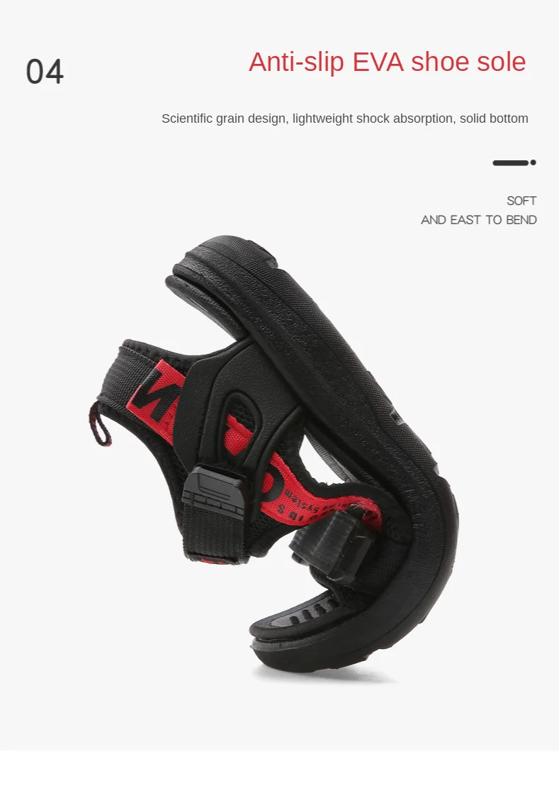 Summer Kids Sandals Breathable Boys Sandals Soft Comfortable Children's Shoes Outdoor Beach Kids Lightweight Sandal Summer Kids Sandals Breathable Boys Sandals Soft Comfortable Children's Shoes Outdoor Beach Kids Lightweight Sandal