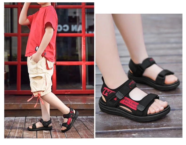 Summer Kids Sandals Breathable Boys Sandals Soft Comfortable Children's Shoes Outdoor Beach Kids Lightweight Sandal Summer Kids Sandals Breathable Boys Sandals Soft Comfortable Children's Shoes Outdoor Beach Kids Lightweight Sandal