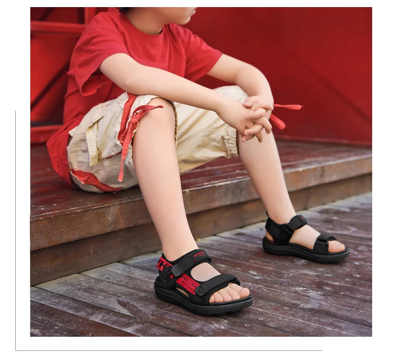 Summer Kids Sandals Breathable Boys Sandals Soft Comfortable Children's Shoes Outdoor Beach Kids Lightweight Sandal Summer Kids Sandals Breathable Boys Sandals Soft Comfortable Children's Shoes Outdoor Beach Kids Lightweight Sandal