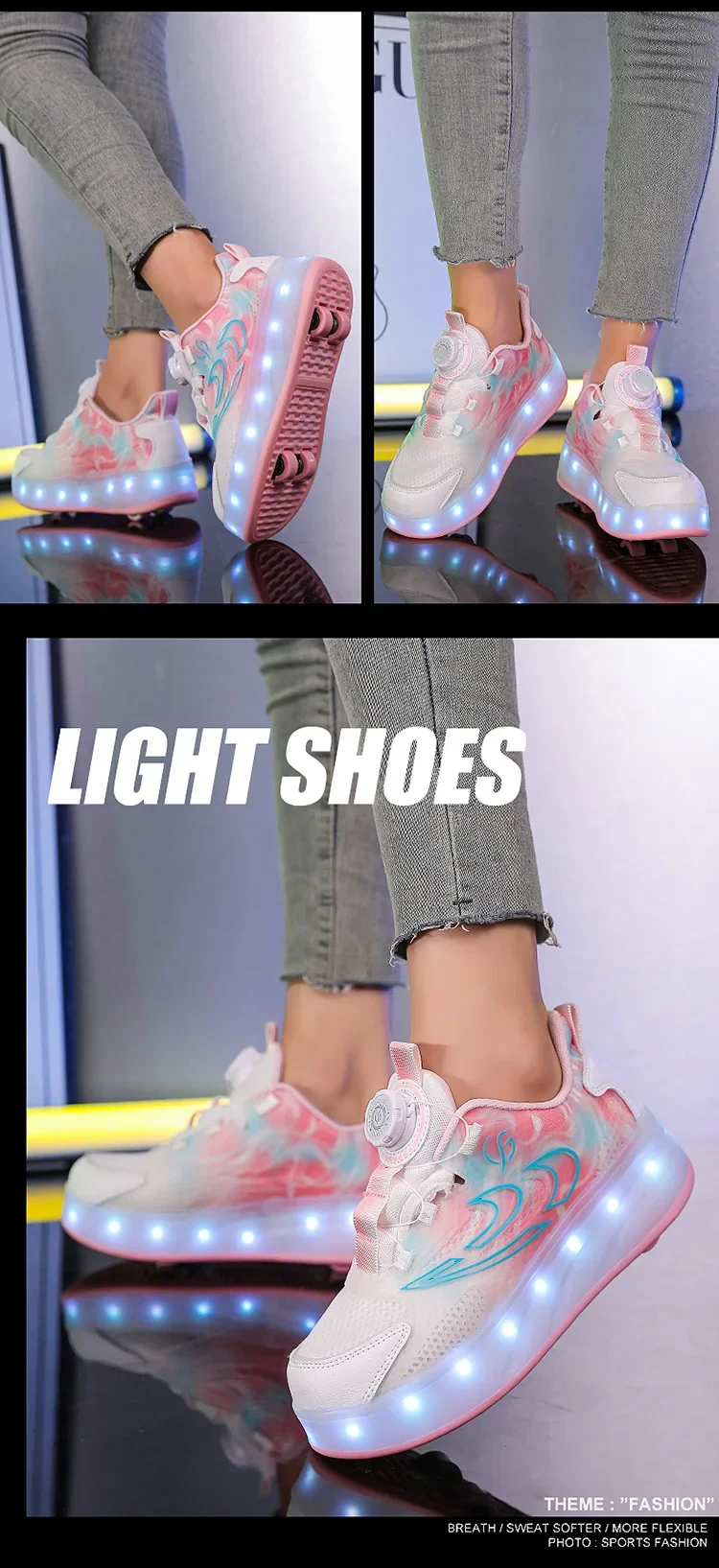 Children's Invisible Four-Wheel Roller Skates Womens' Kids Walking Shoes Men's Kids Scooters Retractable Single Row Wheel Skates Children's Invisible Four-Wheel Roller Skates Womens' Kids Walking Shoes Men's Kids Scooters Retractable Single Row Wheel Skates
