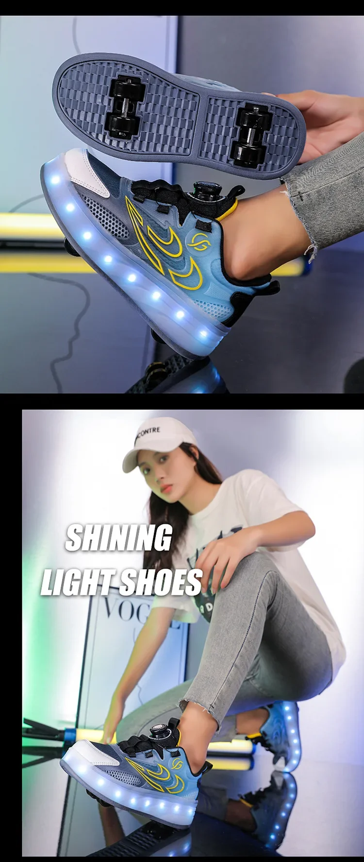 Children's Invisible Four-Wheel Roller Skates Womens' Kids Walking Shoes Men's Kids Scooters Retractable Single Row Wheel Skates Children's Invisible Four-Wheel Roller Skates Womens' Kids Walking Shoes Men's Kids Scooters Retractable Single Row Wheel Skates